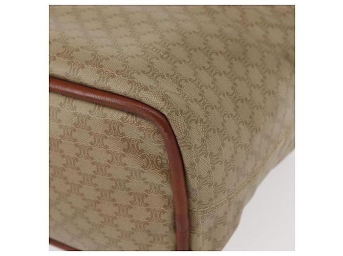 Céline Borsa a mano circolare in tela Macadam CELINE PVC beige oro Auth 153361 D'oro - Ansicht 14