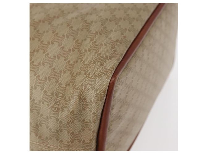 Céline Borsa a mano circolare in tela Macadam CELINE PVC beige oro Auth 153361 D'oro - Ansicht 15