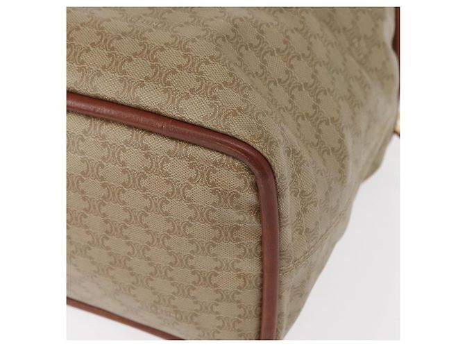Céline Borsa a mano circolare in tela Macadam CELINE PVC beige oro Auth 153361 D'oro - Ansicht 16