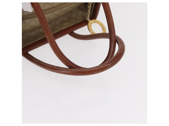 Céline Borsa a mano circolare in tela Macadam CELINE PVC beige oro Auth 153361 D'oro - Ansicht 7