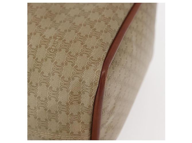 Céline Borsa a mano circolare in tela Macadam CELINE PVC beige oro Auth 153361 D'oro - Ansicht 9