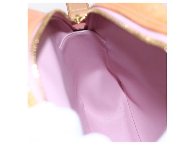 LOUIS VUITTON Borsa Wooster Monogram Vernis Rosa Marshmallow M91037 LV Auth BA7645 - vista 20