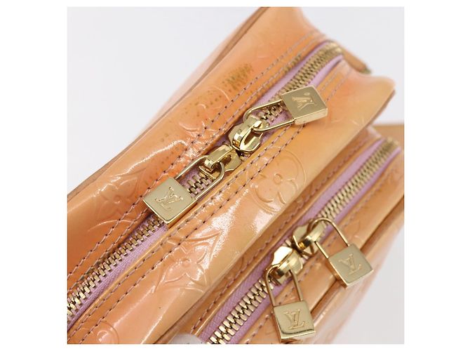 LOUIS VUITTON Borsa Wooster Monogram Vernis Rosa Marshmallow M91037 LV Auth BA7645 - vista 9