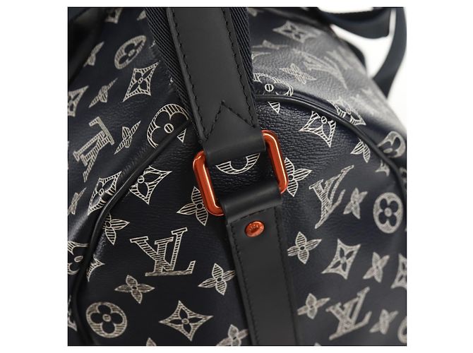 LOUIS VUITTON Borsa Speedy Bandoulière 40 Ink Upside Down M43697 Auth LV 150913SM Blu navy - vista 19