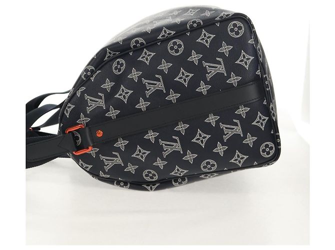 LOUIS VUITTON Borsa Speedy Bandoulière 40 Ink Upside Down M43697 Auth LV 150913SM Blu navy - vista 3