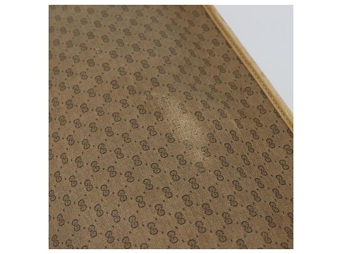 GUCCI Micro GG Supreme Tote Bag aus PVC Beige Gold Auth am9689 Golden - Ansicht 14
