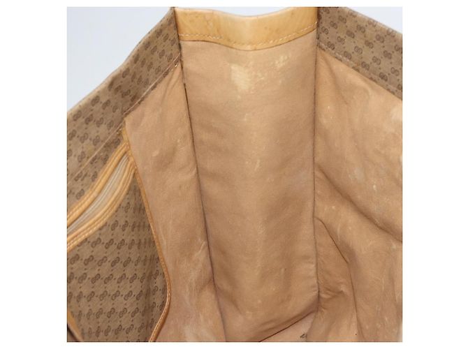 GUCCI Micro GG Supreme Tote Bag aus PVC Beige Gold Auth am9689 Golden - Ansicht 18