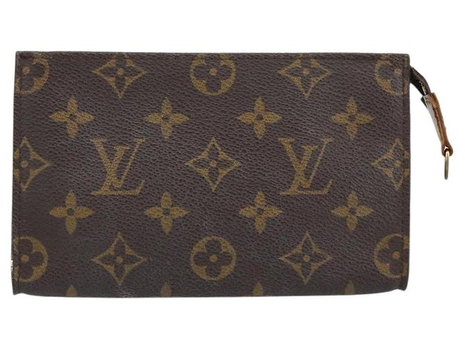 Bucket LOUIS VUITTON Monogramma Secchiello PM Pochette Accessorio LV Auth bs31029 - vista 13
