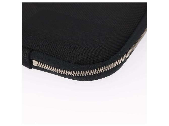 LOUIS VUITTON Damier Geant Computer Sleeve MM PC Case Noir N58036 LV Auth 153387 Black - view 14