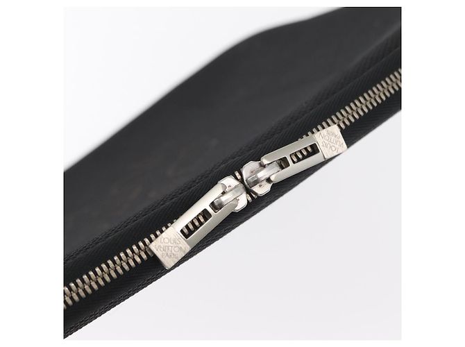 LOUIS VUITTON Damier Geant Computer Sleeve MM PC Case Noir N58036 LV Auth 153387 Black - view 8
