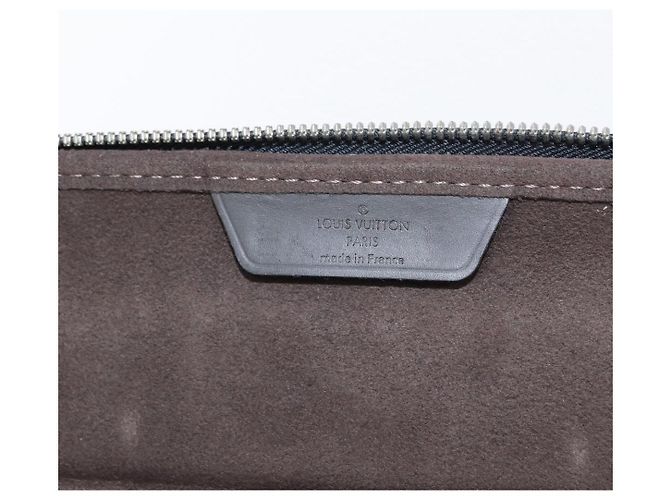 LOUIS VUITTON Damier Geant Computer Sleeve MM PC Case Noir N58036 LV Auth 153387 Black - view 9