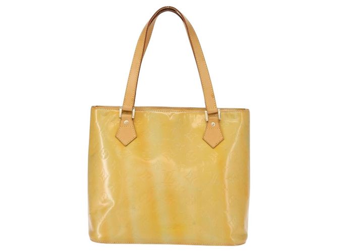LOUIS VUITTON Sac à main Monogram Vernis Houston Gris M91053 LV Auth BA8599 - vue 13