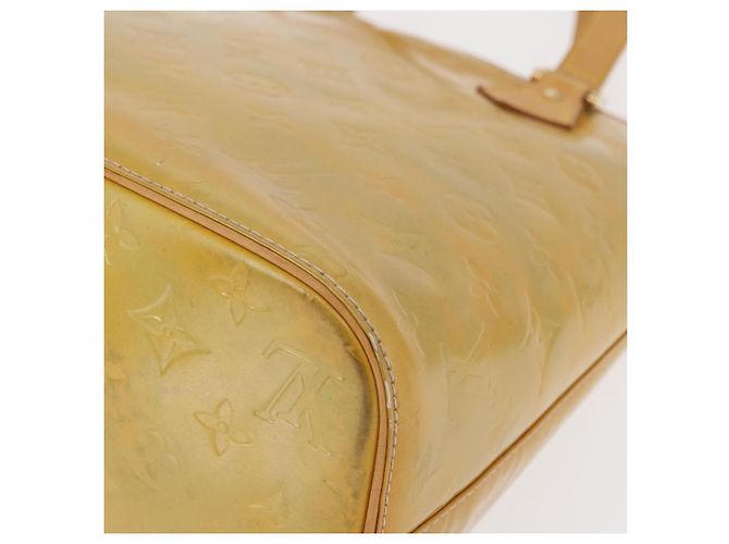 LOUIS VUITTON Sac à main Monogram Vernis Houston Gris M91053 LV Auth BA8599 - vue 15