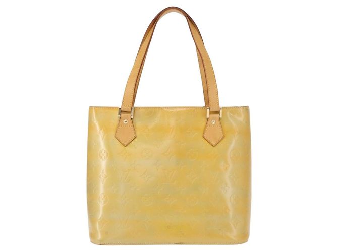 LOUIS VUITTON Sac à main Monogram Vernis Houston Gris M91053 LV Auth BA8599 - vue 2