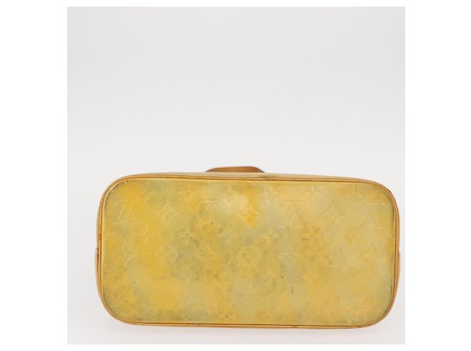 LOUIS VUITTON Sac à main Monogram Vernis Houston Gris M91053 LV Auth BA8599 - vue 5