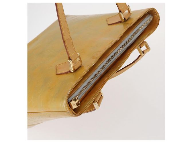 LOUIS VUITTON Sac à main Monogram Vernis Houston Gris M91053 LV Auth BA8599 - vue 6
