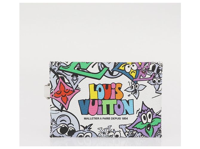 LOUIS VUITTON Pochette Envelope Trio Monogram Comics M82014 LV Auth 156662SM Multicolore - vista 18