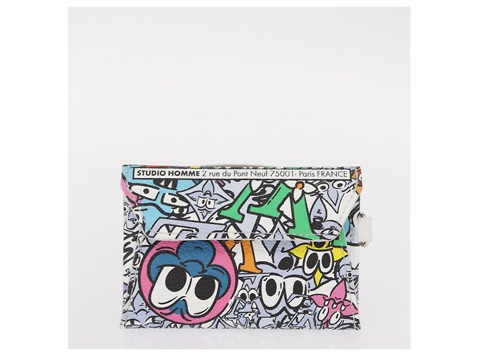 LOUIS VUITTON Pochette Envelope Trio Monogram Comics M82014 LV Auth 156662SM Multicolore - vista 19
