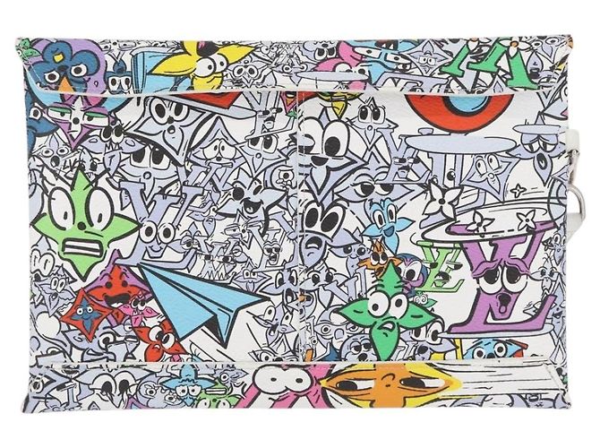 LOUIS VUITTON Pochette Envelope Trio Monogram Comics M82014 LV Auth 156662SM Multicolore - vista 3