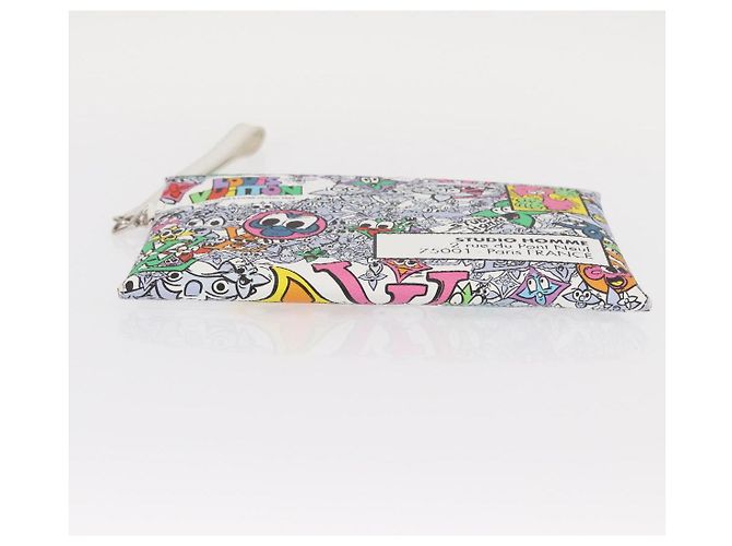LOUIS VUITTON Pochette Envelope Trio Monogram Comics M82014 LV Auth 156662SM Multicolore - vista 7