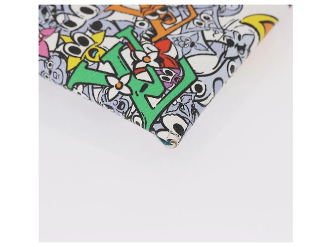 LOUIS VUITTON Pochette Envelope Trio Monogram Comics M82014 LV Auth 156662SM Multicolore - vista 8