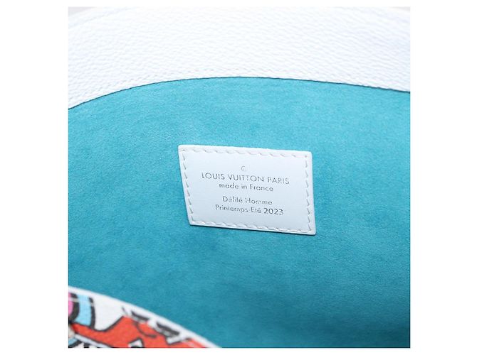 LOUIS VUITTON Pochette Envelope Trio Monogram Comics M82014 LV Auth 156662SM Multicolore - vista 9
