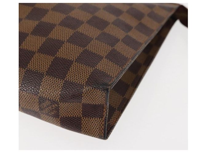 LOUIS VUITTON Poche Toilette 26 Damier Ebene N47543 Auth LV 147199 - vista 14