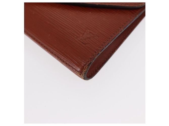 LOUIS VUITTON Clutch Art Déco Epi Marrone M52633 LV Auth 156274 - vista 10