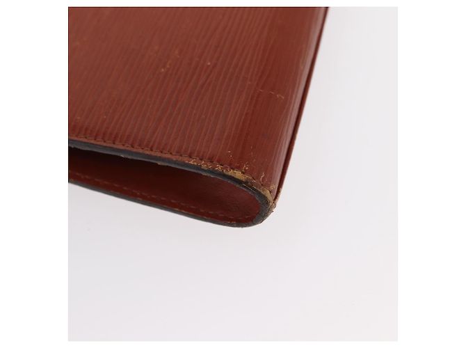 LOUIS VUITTON Clutch Art Déco Epi Marrone M52633 LV Auth 156274 - vista 11