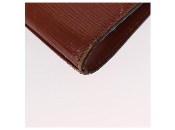 LOUIS VUITTON Clutch Art Déco Epi Marrone M52633 LV Auth 156274 - vista 12