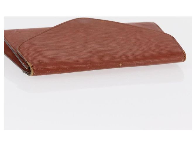 LOUIS VUITTON Clutch Art Déco Epi Marrone M52633 LV Auth 156274 - vista 7