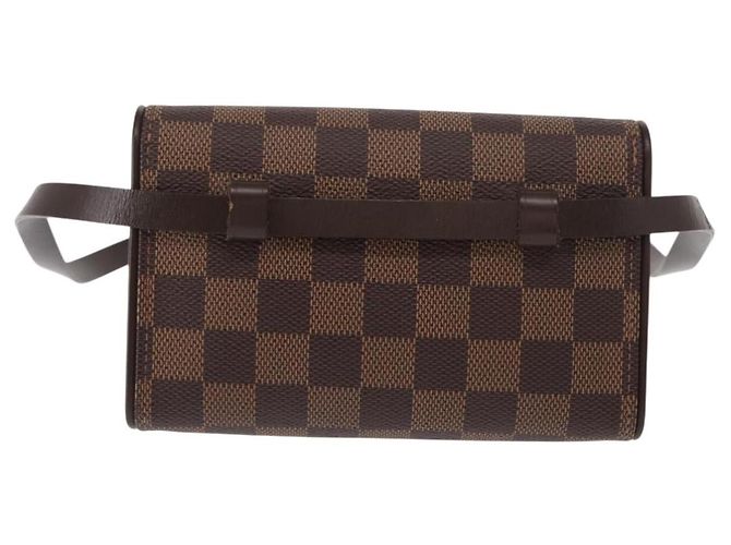 LOUIS VUITTON Borsa a Vita Pochette Florentine Damier Ebene N51856 Auth LV 151202V - vista 2
