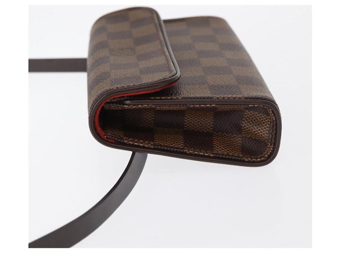 LOUIS VUITTON Borsa a Vita Pochette Florentine Damier Ebene N51856 Auth LV 151202V - vista 4