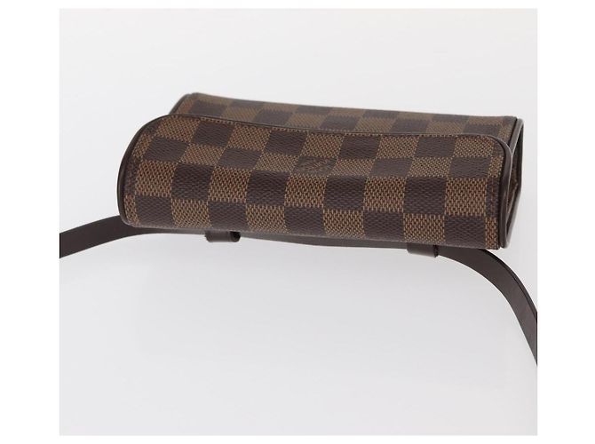 LOUIS VUITTON Borsa a Vita Pochette Florentine Damier Ebene N51856 Auth LV 151202V - vista 6