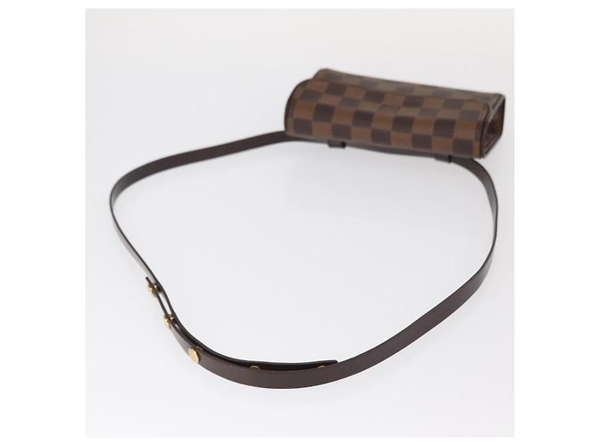 LOUIS VUITTON Borsa a Vita Pochette Florentine Damier Ebene N51856 Auth LV 151202V - vista 7