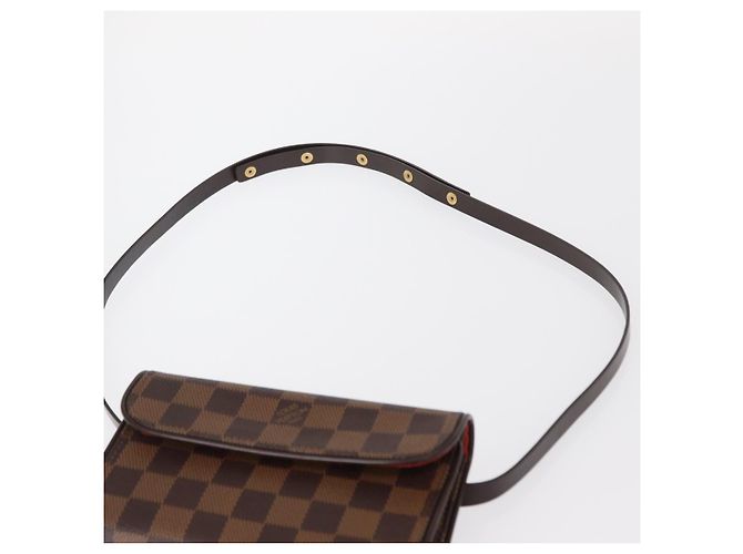 LOUIS VUITTON Borsa a Vita Pochette Florentine Damier Ebene N51856 Auth LV 151202V - vista 8