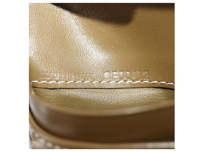 Céline Billetera bifold de lona Macadam C de CELINE verde Auth 153720V - vista 21