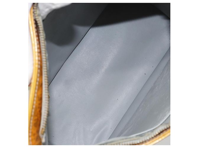LOUIS VUITTON Borsa a Mano Monogram Vernis Houston Grigio M91053 LV Auth BA8600 - vista 11