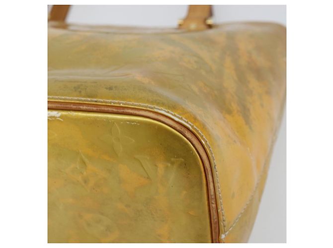 LOUIS VUITTON Borsa a Mano Monogram Vernis Houston Grigio M91053 LV Auth BA8600 - vista 15