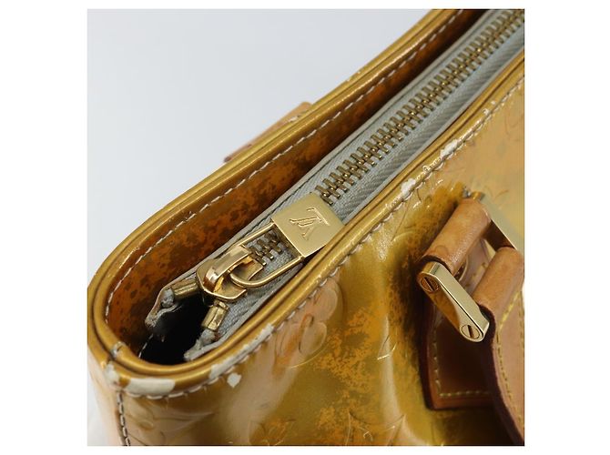 LOUIS VUITTON Borsa a Mano Monogram Vernis Houston Grigio M91053 LV Auth BA8600 - vista 20