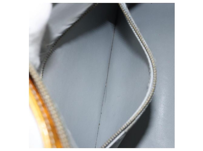 LOUIS VUITTON Borsa a Mano Monogram Vernis Houston Grigio M91053 LV Auth BA8600 - vista 25