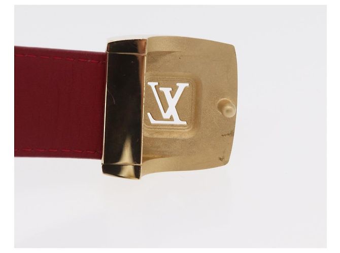 LOUIS VUITTON Multicolor LV Cut Gürtel Weiß M9682W Authentisch LV 156683V - Ansicht 6