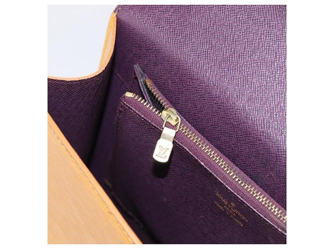 LOUIS VUITTON Bolsa Epi Malesherbes Tassili Amarillo Jonne M52379 LV Auth 156361 - vista 22