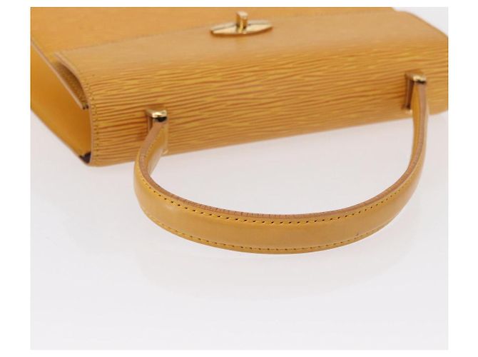 LOUIS VUITTON Bolsa Epi Malesherbes Tassili Amarillo Jonne M52379 LV Auth 156361 - vista 7
