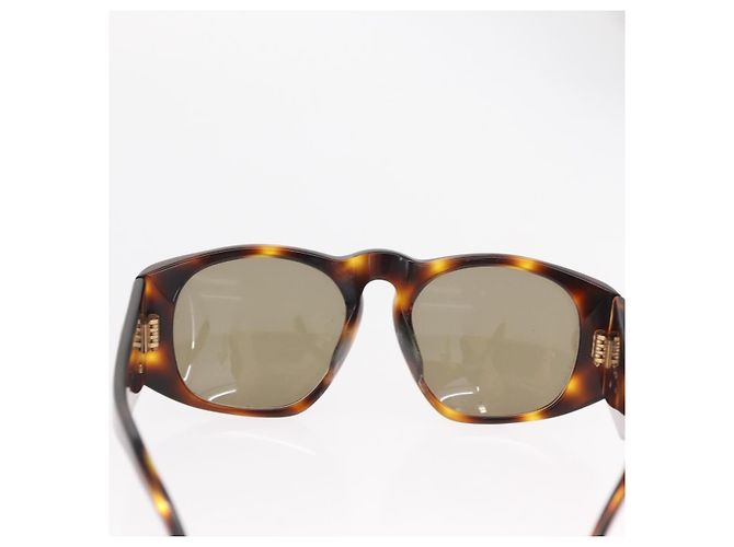 Gafas de sol CHANEL de plástico marrón CC Auth BA8098 Castaño - vista 3