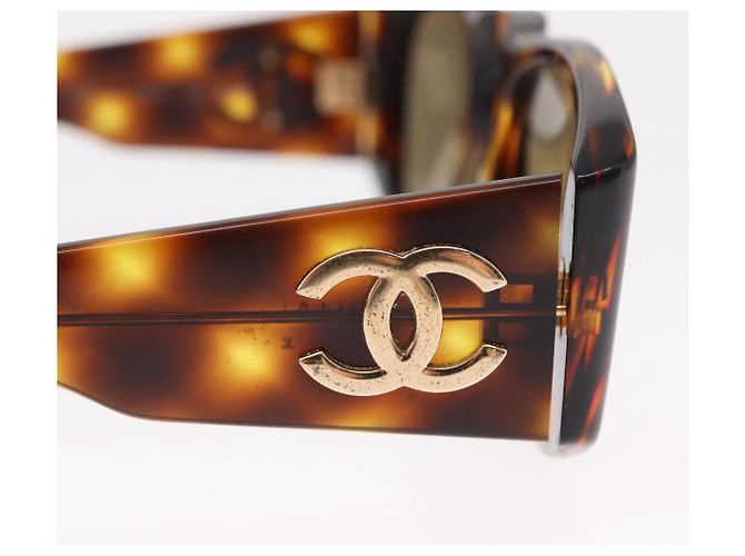 Gafas de sol CHANEL de plástico marrón CC Auth BA8098 Castaño - vista 7