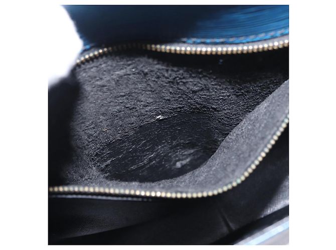 LOUIS VUITTON Borsa a Spalla Epi Saint Cloud GM Blu Toledo M52195 LV Auth 155919 - vista 11