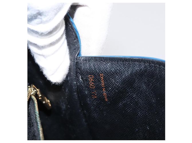 LOUIS VUITTON Borsa a Spalla Epi Saint Cloud GM Blu Toledo M52195 LV Auth 155919 - vista 12