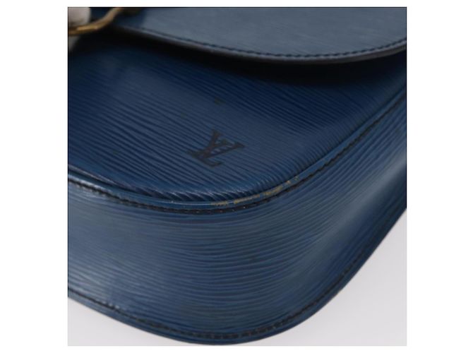 LOUIS VUITTON Borsa a Spalla Epi Saint Cloud GM Blu Toledo M52195 LV Auth 155919 - vista 15