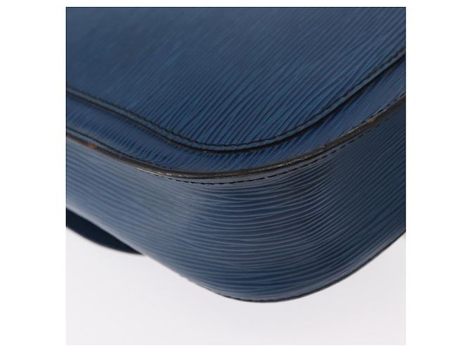 LOUIS VUITTON Borsa a Spalla Epi Saint Cloud GM Blu Toledo M52195 LV Auth 155919 - vista 16